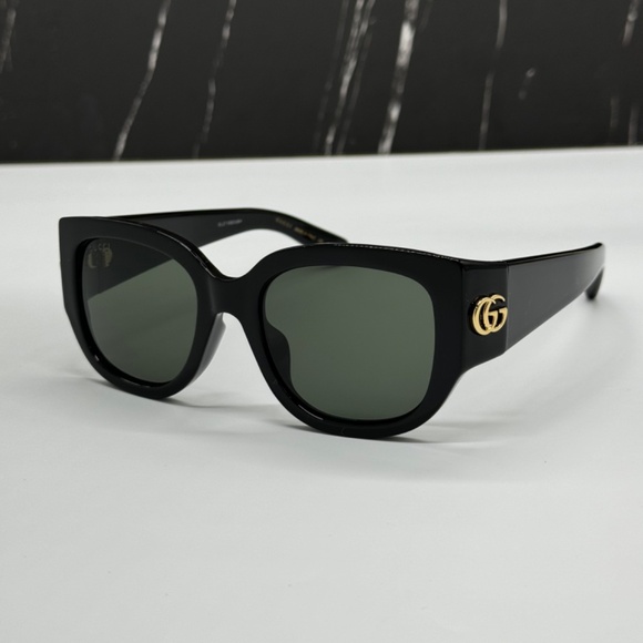 NEW GG1599SA 001 GUCCI BLACK GREY OVERSIZED WOMEN GUCCI SUNGLASSES - Picture 4 of 13
